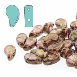 PD8500030-15695 - PaisleyDuo 8x5mm - Crystal Senegal Brown - 25 Count