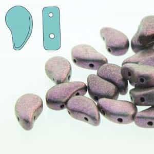 PD8523980-94102 - PaisleyDuo 8x5mm - Polychrome Mix Berry - 25 Count