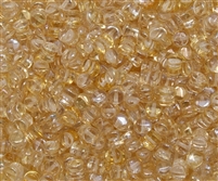 Preciosa Pellet Beads 4x6mm - PE00030-23901 - Crystal Blond Flare - 25 Beads
