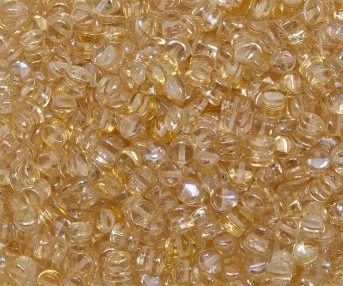 Preciosa Pellet Beads 4x6mm - PE00030-23901 - Crystal Blond Flare - 25 Beads