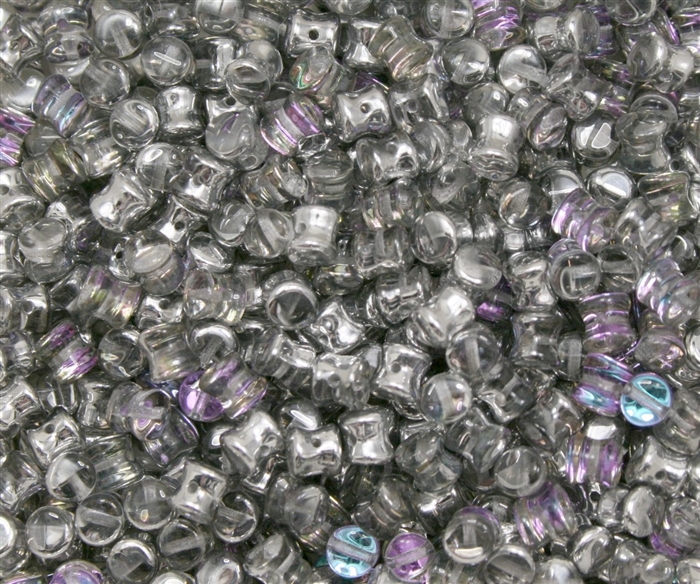 Preciosa Pellet Beads 4x6mm - PE00030-26536 - Crystal Light Vitrail - 25 Beads