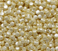 Preciosa Pellet Beads 4x6mm - PE25039 Pastel Cream - 25 Beads