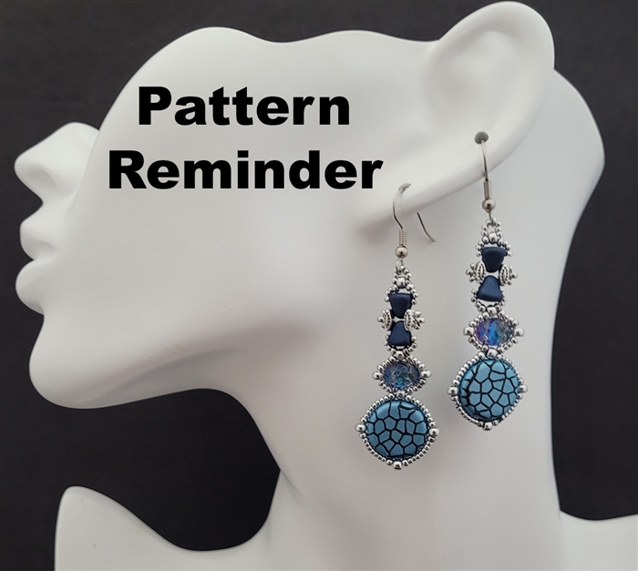 BeadSmith Exclusive Chione Earrings Pattern Reminder