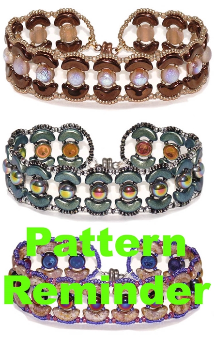 BeadSmith Exclusive Hailey Bracelet Pattern Reminder