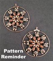 BeadSmith Exclusive Hoop Star 2.0 Earrings Pattern Reminder