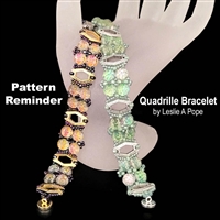 BeadSmith Exclusive  Quadrille Bracelet Pattern Reminder