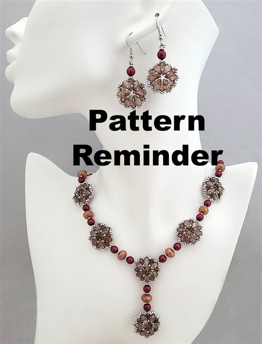 BeadSmith Exclusive Sea Breeze Necklace & Earrings Pattern Reminder