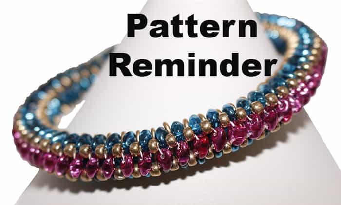 BeadSmith Exclusive SuperDuo Bangles Pattern Reminder