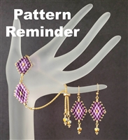 BeadSmith Exclusive Varidi Diamonds Bracelet & Earrings Pattern Reminder