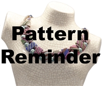 CarrierDuo Caterpillar Necklace Pattern Reminder