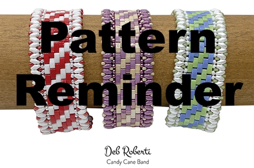 Deb Roberti's Candy Cane Band Pattern Reminder