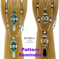 Deb Roberti's Coulee Earrings & Necklace Pattern Reminder