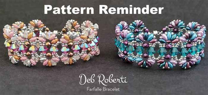 Deb Roberti's Farfalle Bracelet Pattern Reminder