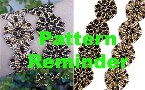 Deb Roberti's Josefina Bracelet & Pendant Pattern Reminder