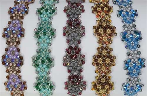 Deb Roberti's Lilac Bracelet Pattern Reminder