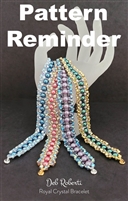 Deb Roberti's Royal Crystal Bracelet Pattern Reminder