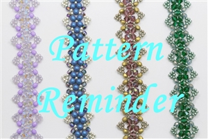 Deb Roberti's Secret Santa Bracelet Pattern Reminder