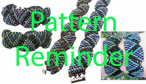 Deb Roberti's Shasta Brand Bracelet Pattern Reminder