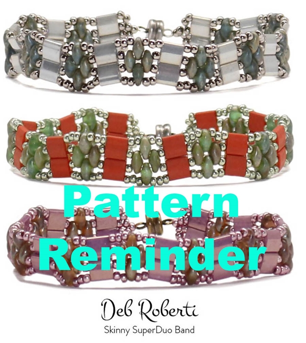 Deb Roberti's Skinny SuperDuo Band Pattern Reminder