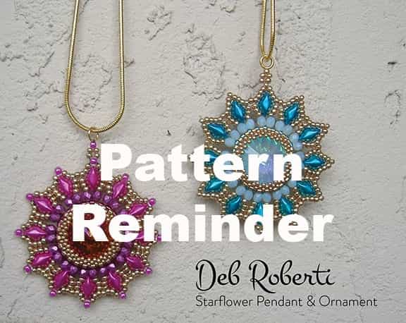 Deb Roberti's Starflower Ornament Pattern Reminder
