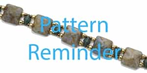 Bead Master Exclusive Bead Pattern DiamonDuo and BeadStud Bracelet Reminder