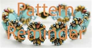 Beadwork Magazine Pattern Reminder Papillon Bracelet by Carole Ohl