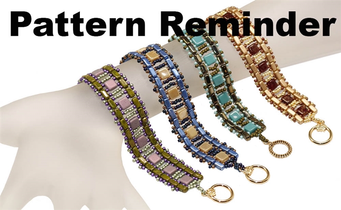 Starman Brick & Tile Ladder Bracelet Pattern Reminder