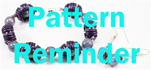 Starman Crescent Cuddles Bracelet Pattern Reminder