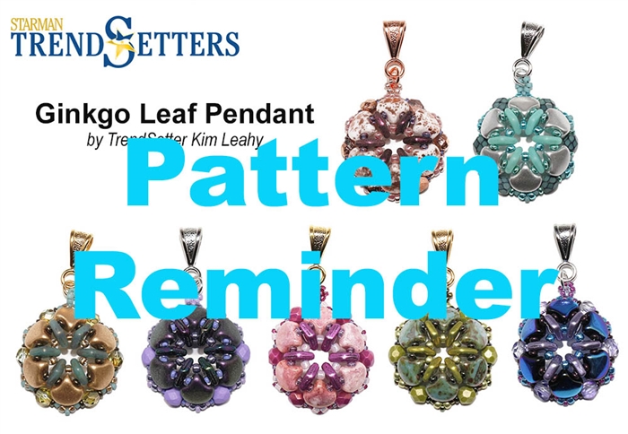 Starman Ginkgo Leaf Pendant Pattern Reminder