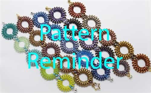 Starman Rippling Ovals Bracelet Pattern Reminder