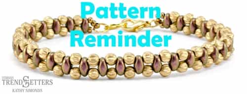 Starman Steppin' Out Bracelet Pattern Reminder