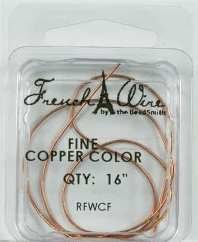 'French' Wire Copper Color 16" Fine