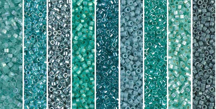 Age of Aqua Monday - Exclusive Mix of Miyuki Delica Seed Beads