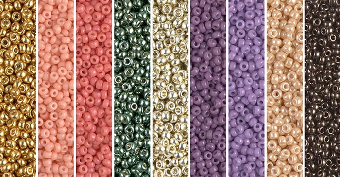 Canyon Monday Rounder - Exclusive Mix of Miyuki Rocaille Seed Beads