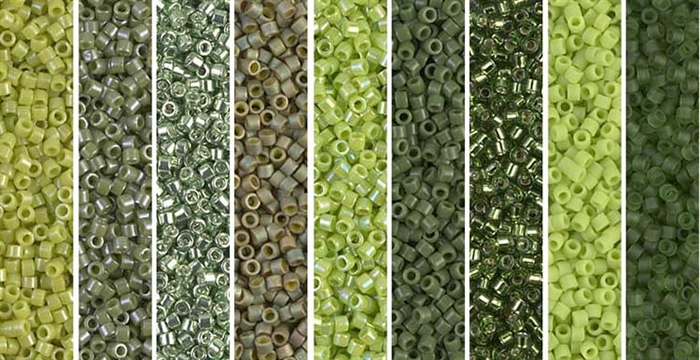 Cilantro Monday - Exclusive Mix of Miyuki Delica Seed Beads