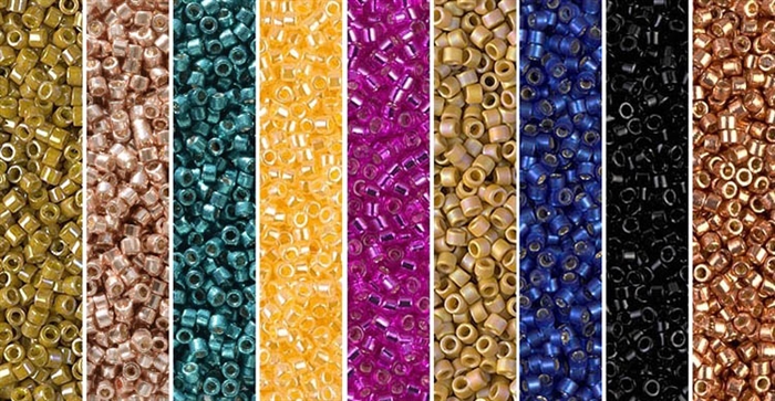 City Lights Monday - Exclusive Mix of Miyuki Delica Seed Beads