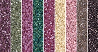 Dark Plum Monday - Exclusive Mix of Miyuki Delica Seed Beads