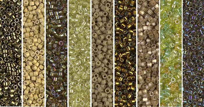 Dried Herb Monday - Exclusive Mix of Miyuki Delica Seed Beads