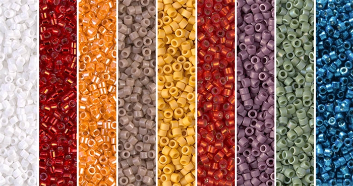 Happy Thanksgiving Monday - Exclusive Mix of Miyuki Delica Seed Beads