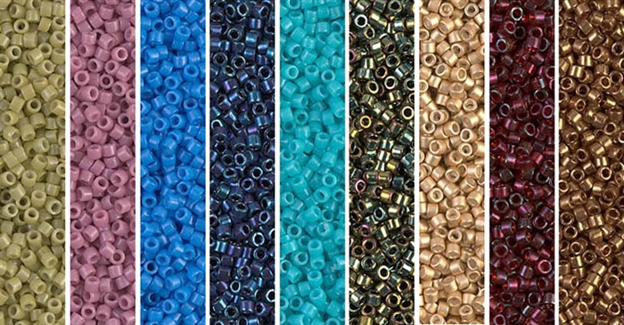 Ladder Monday - Exclusive Mix of Miyuki Delica Seed Beads