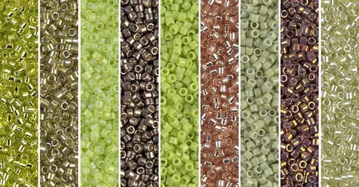 Lime Punch Monday - Exclusive Mix of Miyuki Delica Seed Beads
