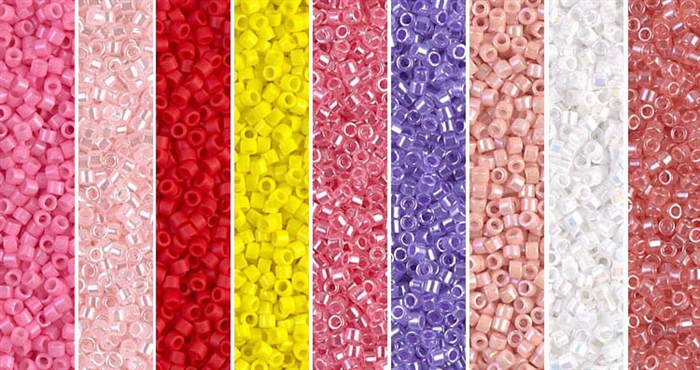 Long Stem Monday - Exclusive Mix of Miyuki Delica Seed Beads