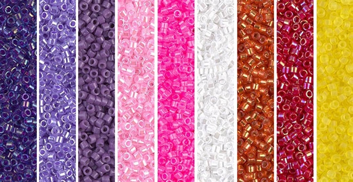 Lunes de los Muertos Monday - Exclusive Mix of Miyuki Delica Seed Beads