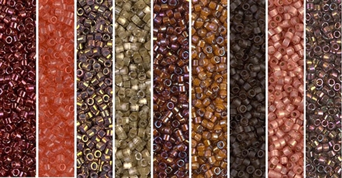 Marsala Monday - Exclusive Mix of Miyuki Delica Seed Beads