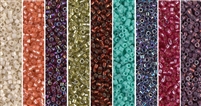 Netted Pearl Monday - Exclusive Mix of Miyuki Delica Seed Beads