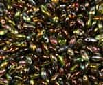 Magic Green Czech Rizo Seed  Beads - 8 Grams
