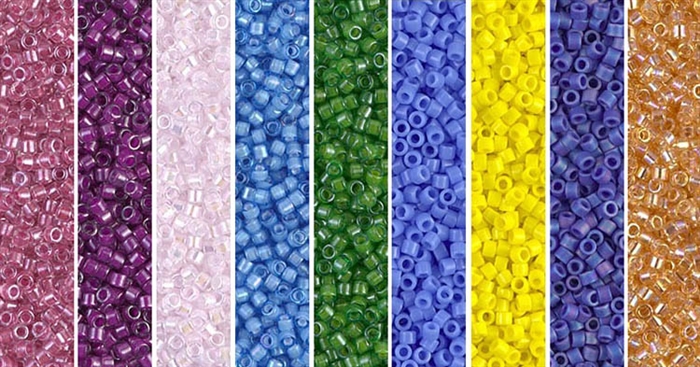 Summer Garden Monday - Exclusive Mix of Miyuki Delica Seed Beads