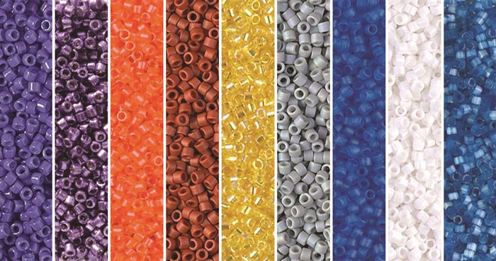 Sunset Monday - Exclusive Mix of Miyuki Delica Seed Beads