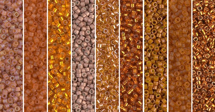 Sweet Potato Pie Monday - Exclusive Mix of Miyuki Delica Seed Beads