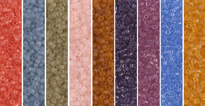 Transparent Monday - Exclusive Mix of Miyuki Delica Seed Beads